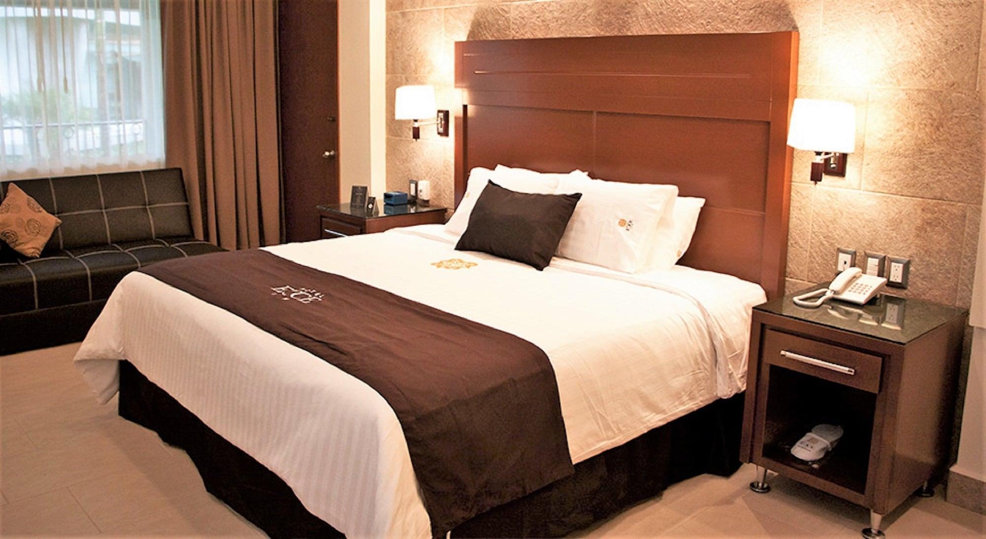 Hotel Ecce Inn & Spa Silao Zewnętrze zdjęcie A bed